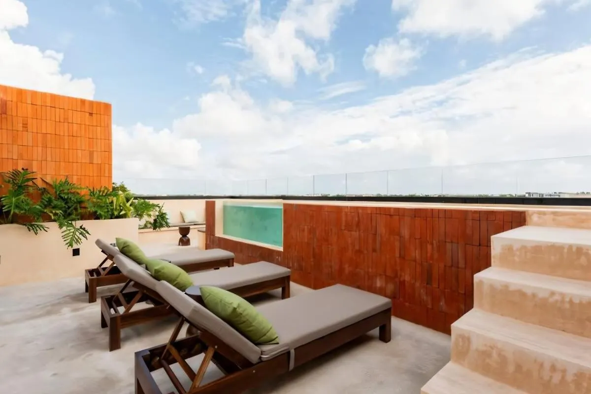 Apartment Xaana Private Pool 2 Bed Wifi 300 Mbps Rooftop Tulum Mexico